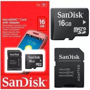 Cartão de Memória Sandisk Micro SDHC 16GB Classe 4