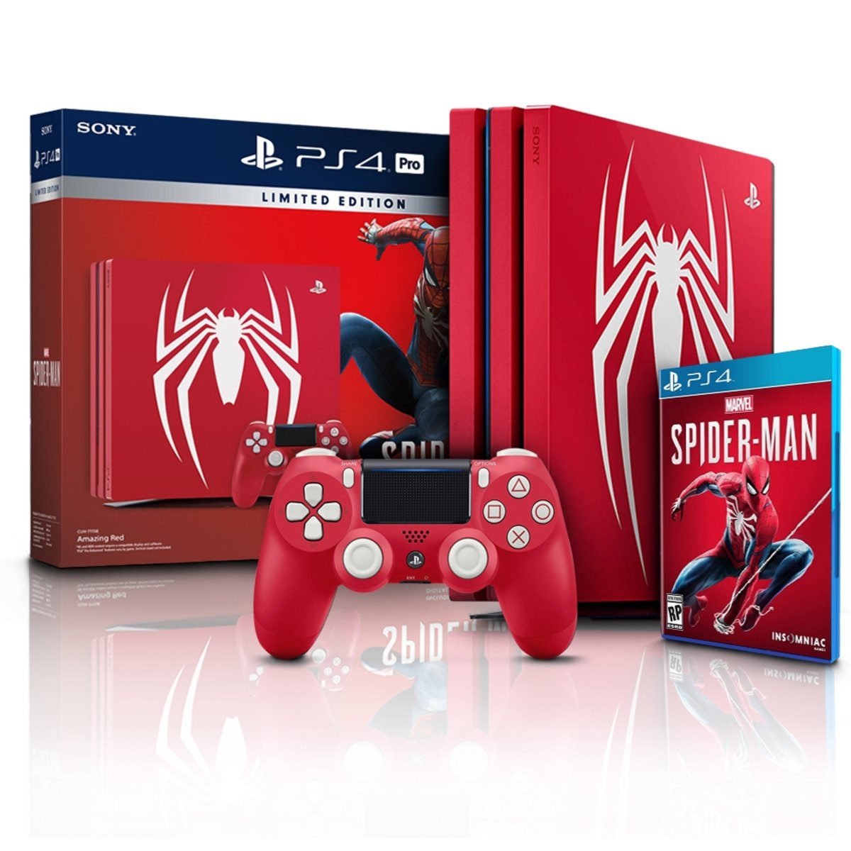 Console PS4 Slim 500GB com 2 Anos de Garantia e Jogo Spiderman - JF GAMES