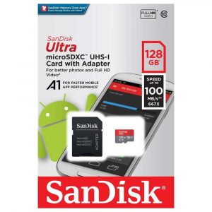 CARTÃO DE MEMÓRIA SANDISK MICRO SD 128GB