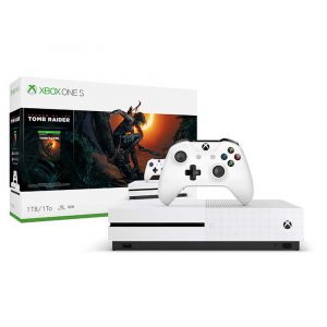 CONSOLE XBOX ONE S 1TB COM SHADOW OF THE TOMB RAIDER
