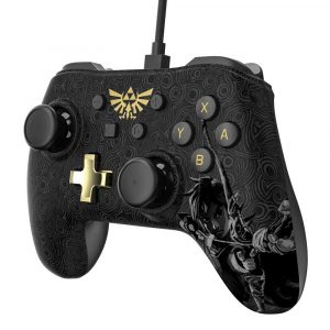 CONTROLE NINTENDO SWITCH POWERA WIRED ZELDA PRETO