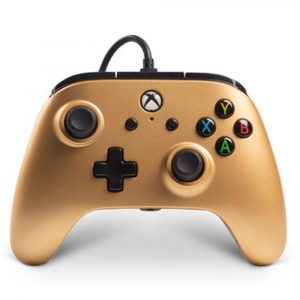 CONTROLE XBOX ONE COM FIO ENHANCED POWER GOLD 1874