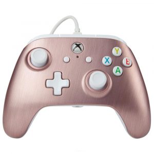 CONTROLE XBOX ONE COM FIO ENHANCED ROSE GOLD 1975