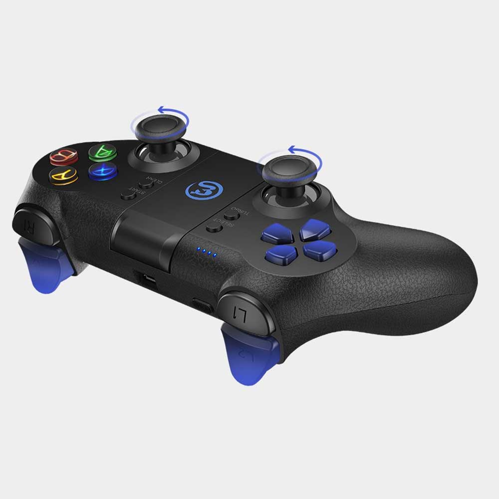 Compatível com Bluetooth 5.0 Controlador De Jogos, Motor De Vibração Dupla,  Gamepad Celular, Botão De Programação, PUBG Mobile, PS3, PS4