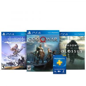 JOGO PS4 KIT 3 JOGOS GOD OF WAR, UNCHARTED 4 E GRAN TURISMO COM PS PLUS –  Star Games Paraguay