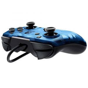 CONTROLE NINTENDO SWITCH POWERA WIRED MILITAR AZUL