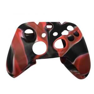 PROTETOR DE SILICONE PARA CONTROLE DE XBOX ONE – VERMELHO E PRETO