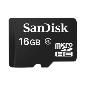 Cartão de Memória Sandisk Micro SDHC 16GB Classe 4