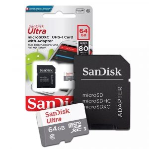 Cartão de Memória Sandisk Ultra SDXC 64GB Classe 10