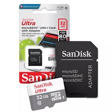 Cartão de Memória Sandisk Ultra SDXC 32GB Classe 10