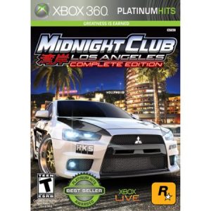 JOGO XBOX 360 MIDNIGHT CLUB L.A REMIX PLATINIUM