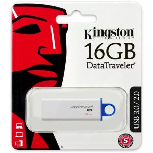 PENDRIVE KINGSTON DTIG4 16GB BRANCO/AZUL