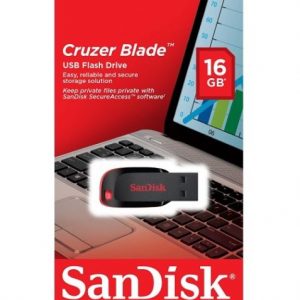 PENDRIVE SANDISK CRUZER BLADE Z50 16GB