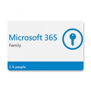 CÓDIGO DIGITAL MICROSOFT 365 FAMILY 2-6 PERSON