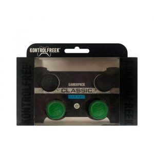 KONTROLFREEK PS4 CLASSIC PRETO/VERDE 4PC