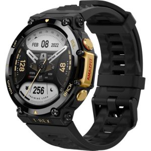 RELOGIO AMAZFIT T-REX 2 A2170 BLACK GOLD