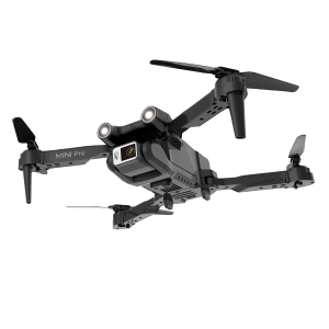 DRONE MINI PRO 360 OBSTACLE AVOIDANCE 14 + AGES COM CONTROLE WIFI / CAMERA DUAL 4K / 360 / HD PRETO