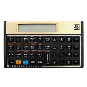 CALCULADORA FINANCEIRA HP 12C DOURADA