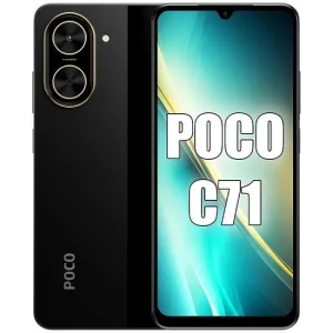 SMARTPHONE XIAOMI POCO C71 128/4GB BLACK GLOBAL
