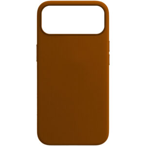 CAPA APPLE 17 PRO LEATHER MAGSAFE CASTANHO