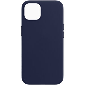 CAPA APPLE 15 LEATHER MAGSAFE AZUL