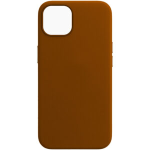 CAPA APPLE 15 LEATHER MAGSAFE CASTANHO
