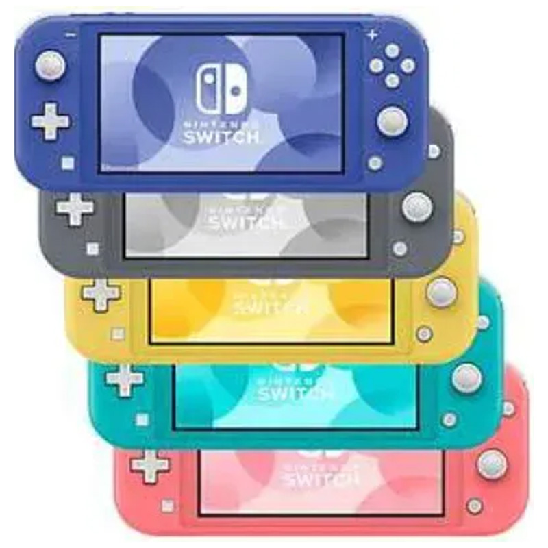 CONSOLE NINTENDO SWITCH LITE 128GB RECONDICIONADO COM JOGOS CORES VARIADAS