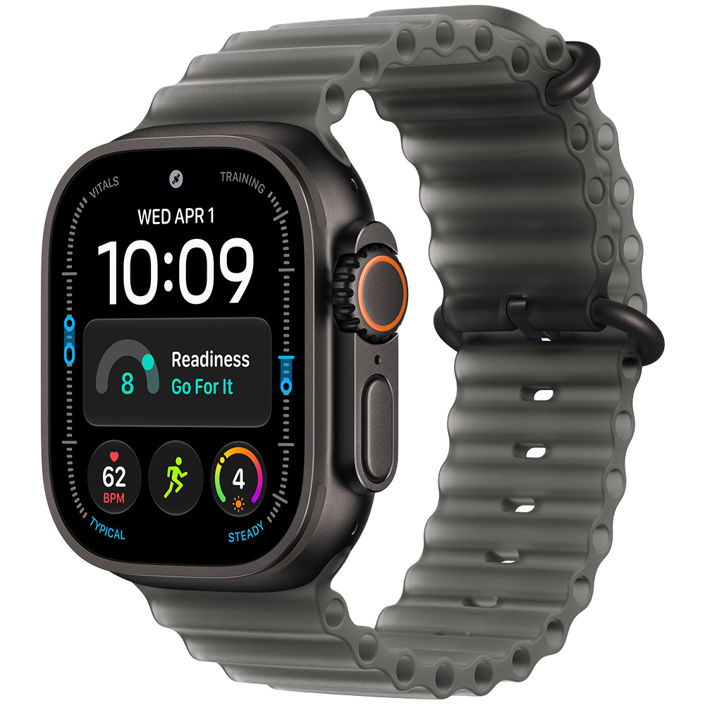 APPLE WATCH ULTRA 4 49MM TIT/TRANSLUCENT BLACK OCEAN BAND MJAY4LS A3579