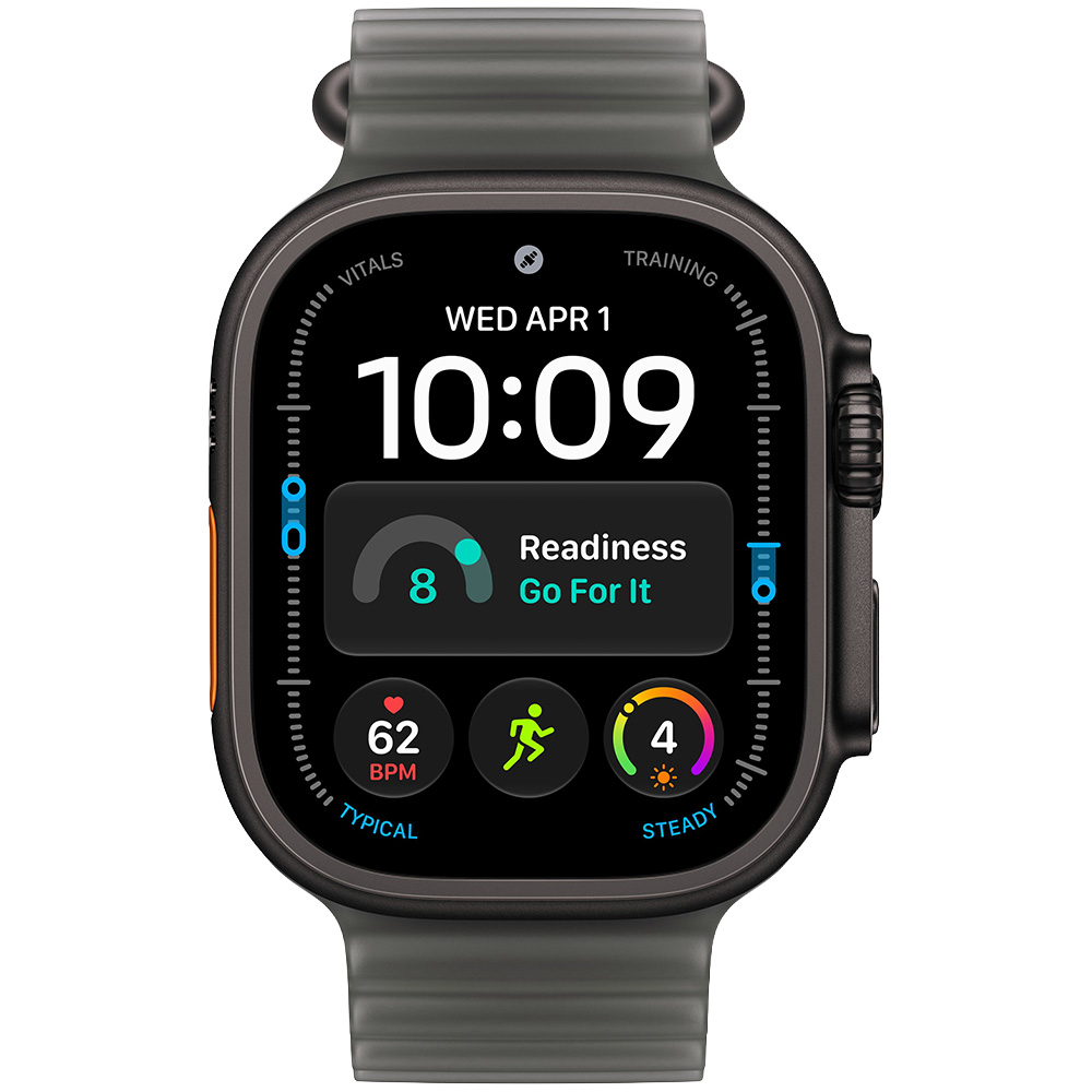 APPLE WATCH ULTRA 4 49MM TIT/TRANSLUCENT BLACK OCEAN BAND MJAY4LS A3579 - Imagem 2