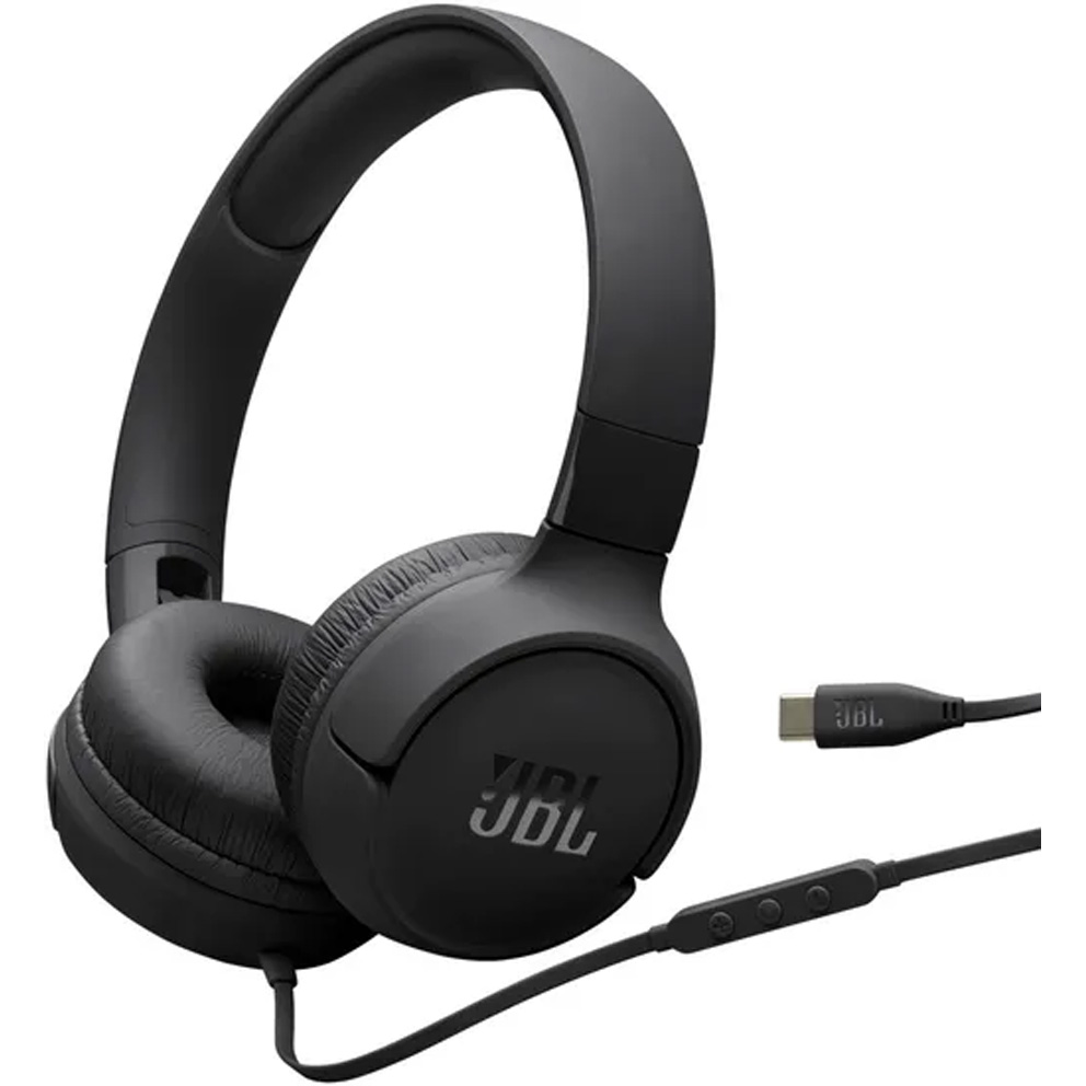 FONE JBL TUNE 520C USB-C PRETO