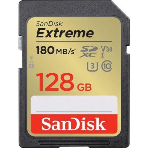 MEMORIA SD SANDISK EXTREME 128GB SDXC CLASSE 10 SDSDXVA-128G-GNCIN