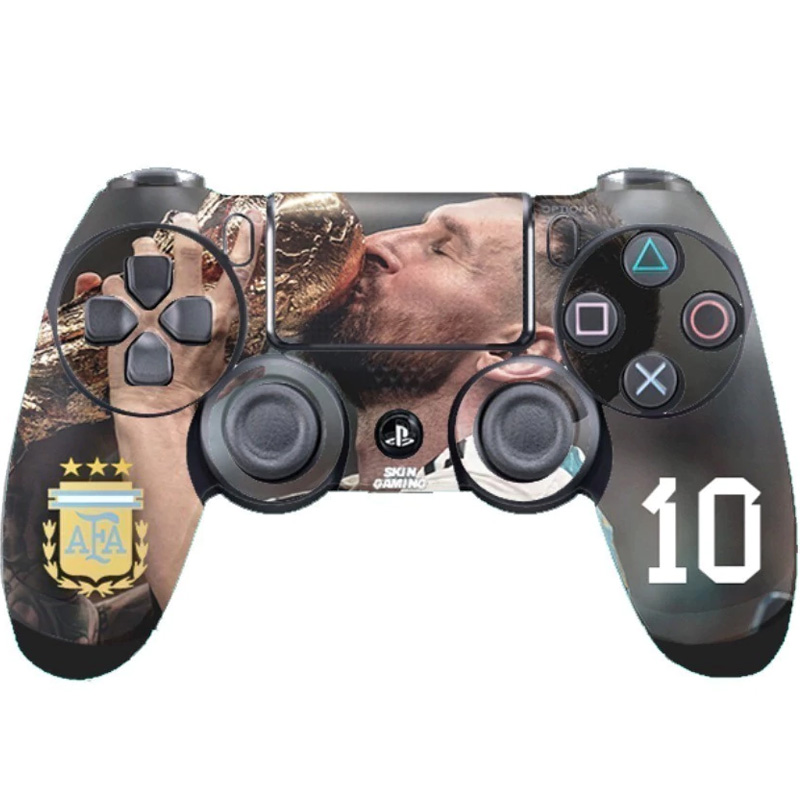 CONTROLE DUALSHOCK PS4 MESSI PRETO