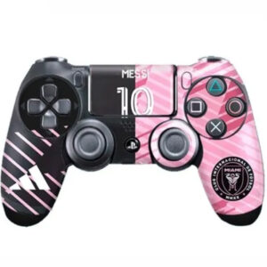 CONTROLE DUALSHOCK PS4 MESSI INTER MIAMI PRETO/ROSA
