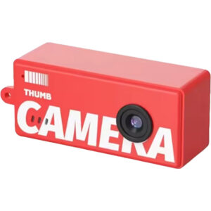 MINI CAMERA DIGITAL RETRO THUMB RECORD 1985 HD RECARREGAVEL RED
